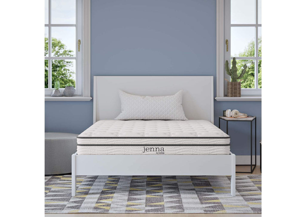 MOD-7094-WHI Jenna 6" Innerspring And Foam Full Mattress By Modway