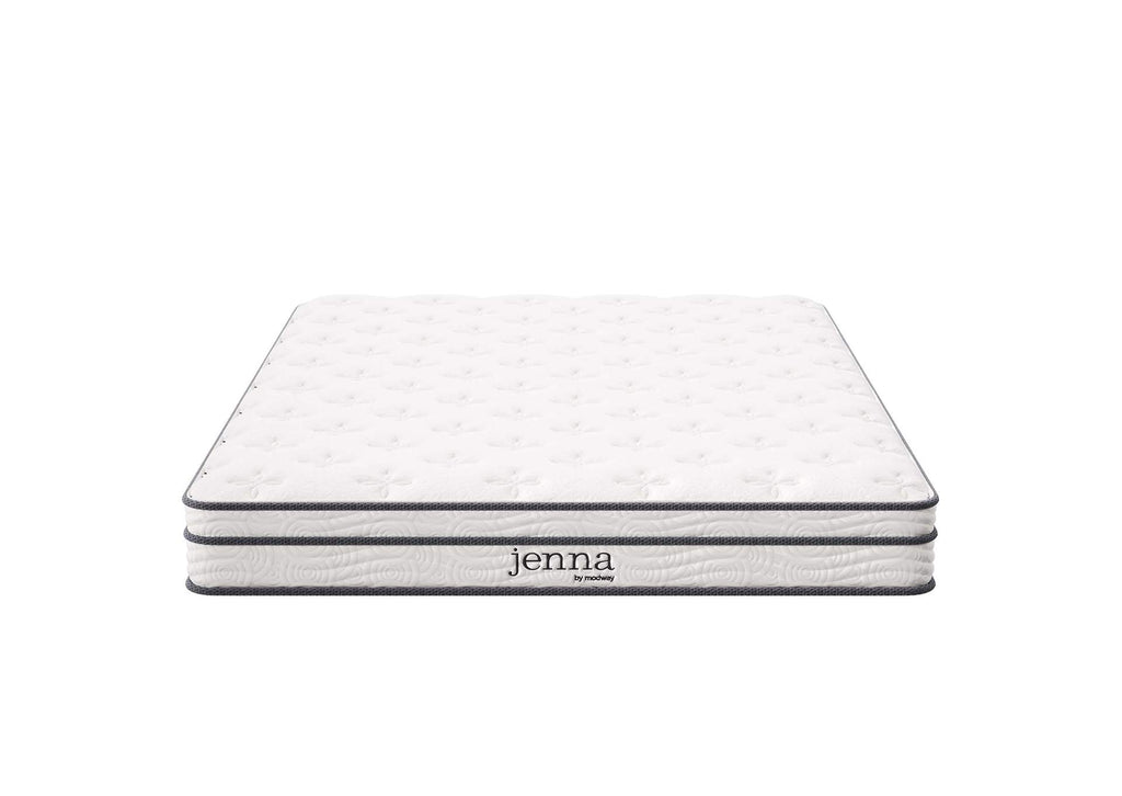 MOD-7094-WHI Jenna 6" Innerspring And Foam Full Mattress By Modway