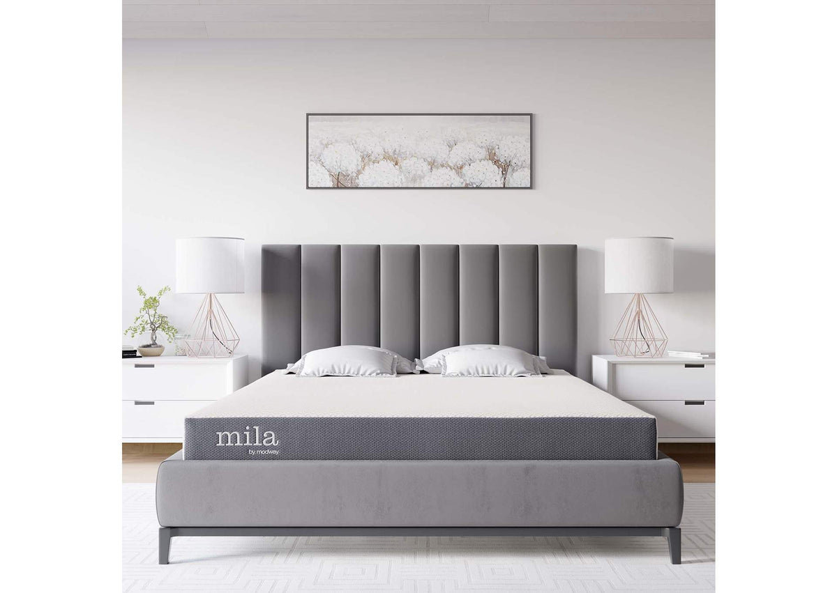 MOD-7101-WHI Mila 5 Inch Queen Mattress By Modway