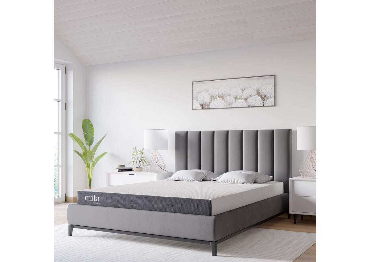MOD-7101-WHI Mila 5 Inch Queen Mattress By Modway