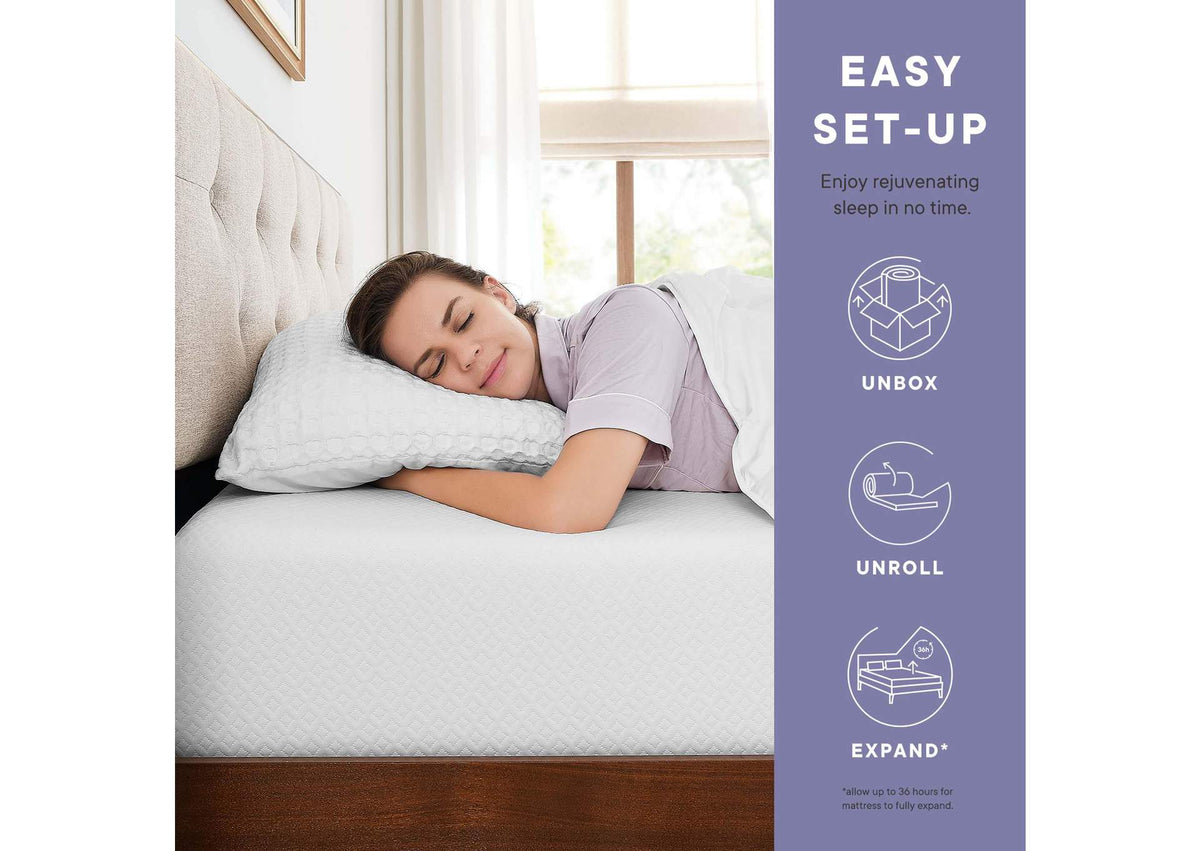 MOD-7103-WHI Mila 12" Full Mattress By Modway