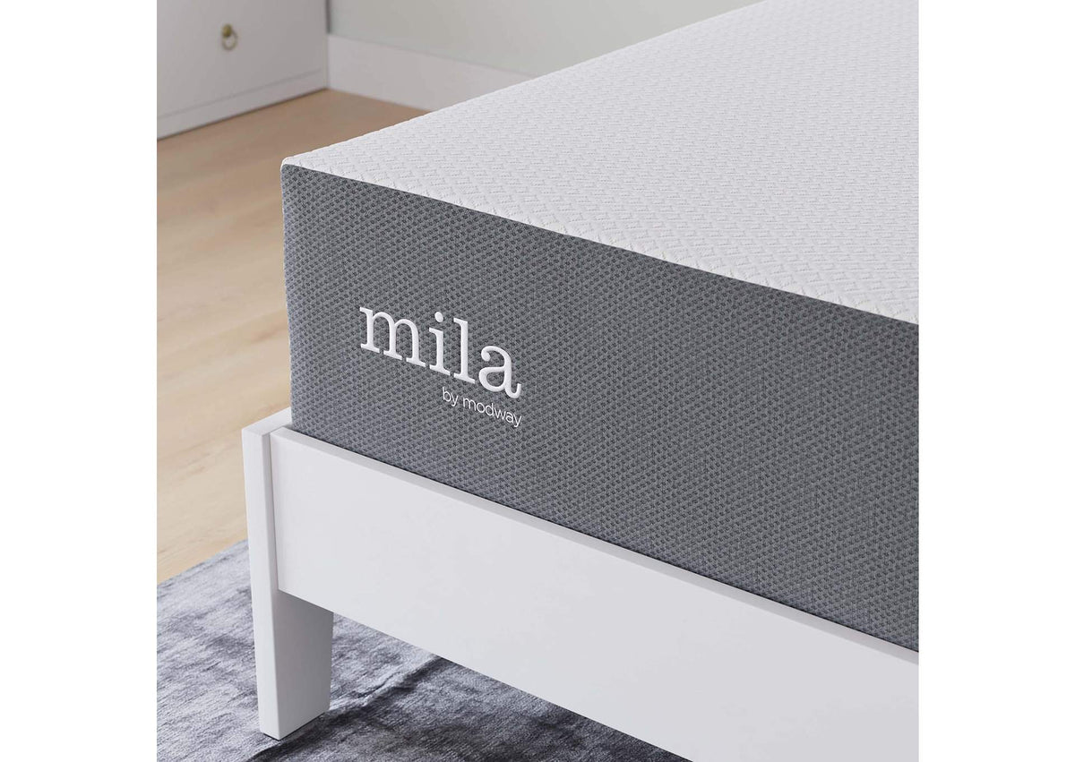 MOD-7103-WHI Mila 12" Full Mattress By Modway