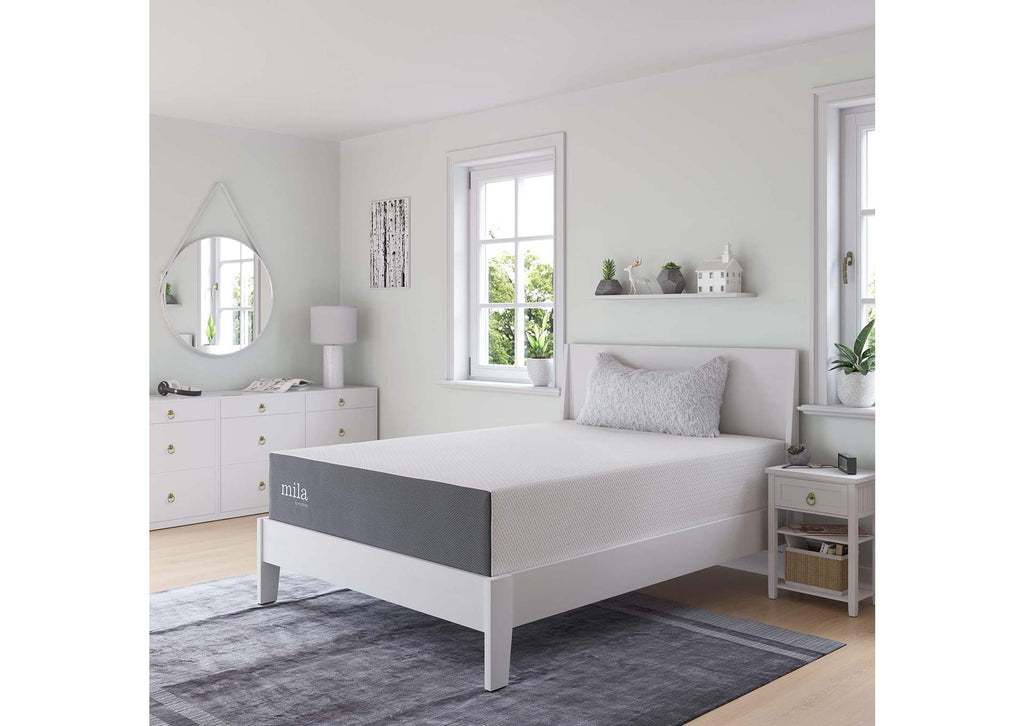 MOD-7103-WHI Mila 12" Full Mattress By Modway