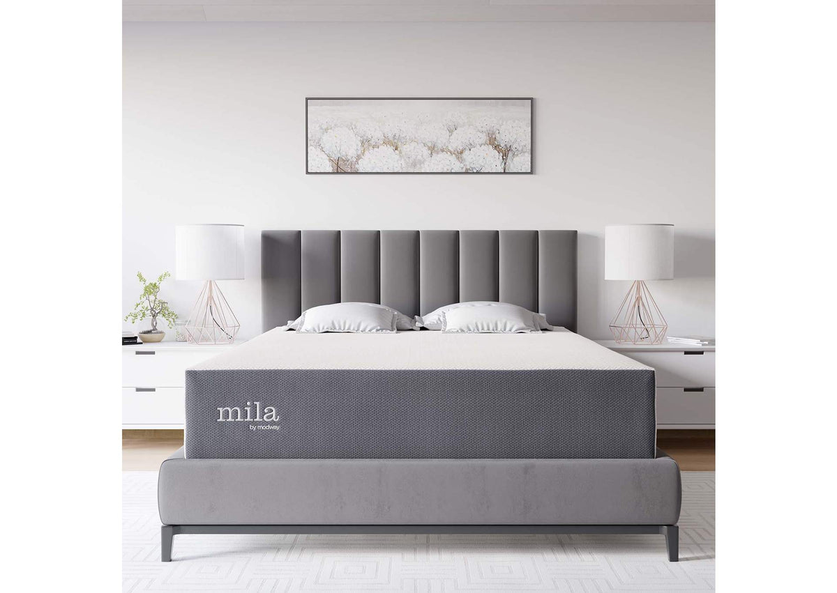 MOD-7104-WHI Mila 12" Queen Mattress By Modway