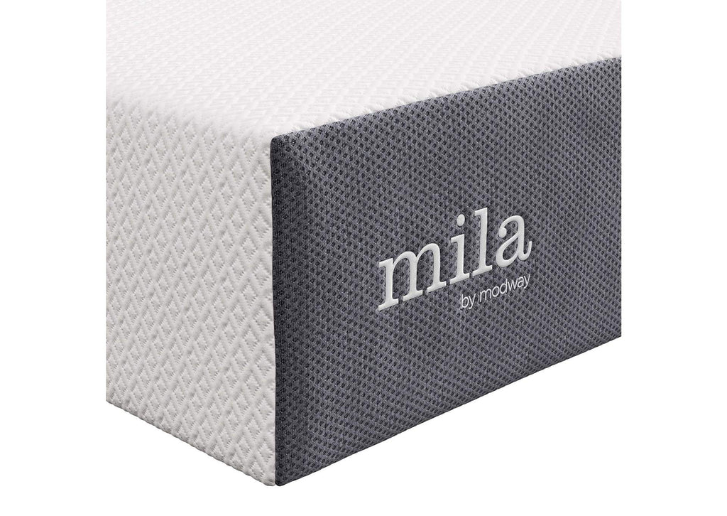 MOD-7104-WHI Mila 12" Queen Mattress By Modway