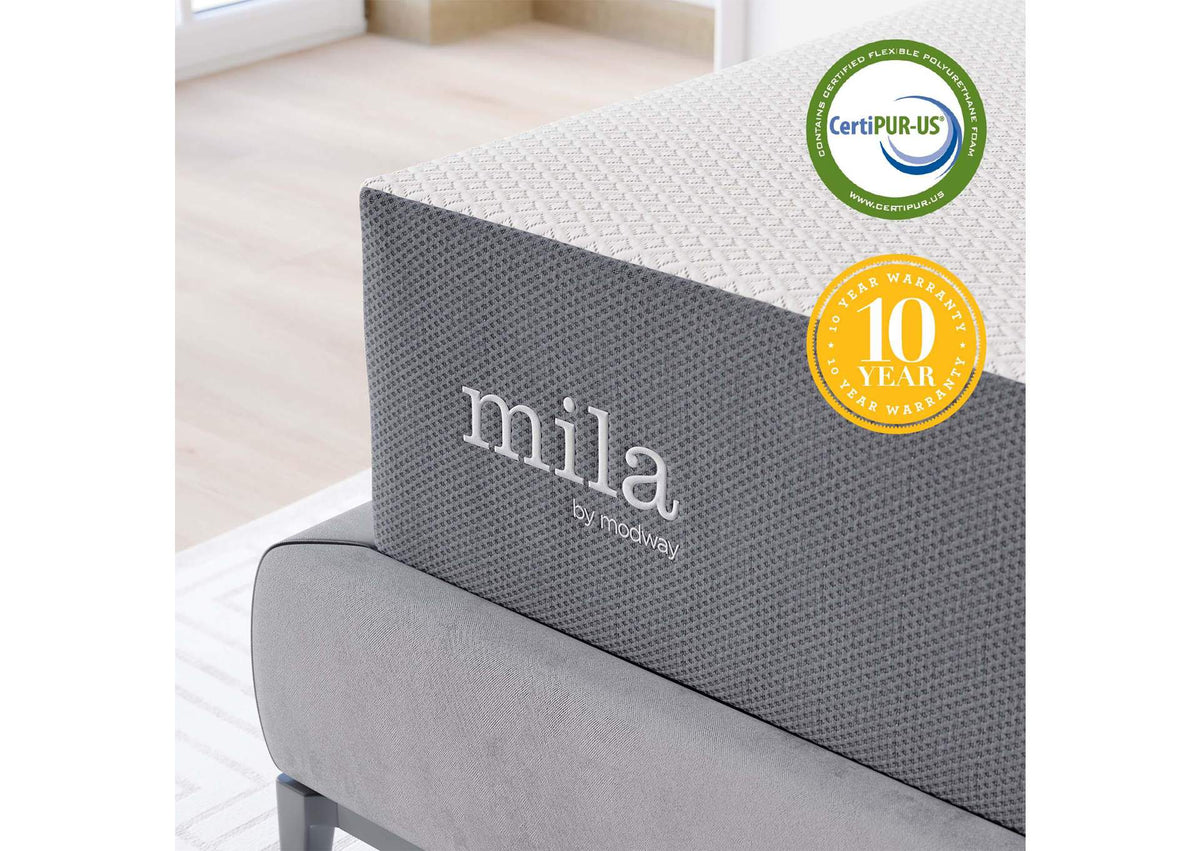 MOD-7106-WHI Mila 12" California King Mattress By Modway