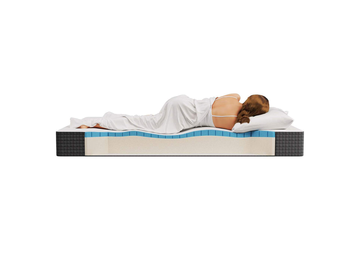 MOD-7107-WHI Aveline 8" Twin XL Mattress By Modway