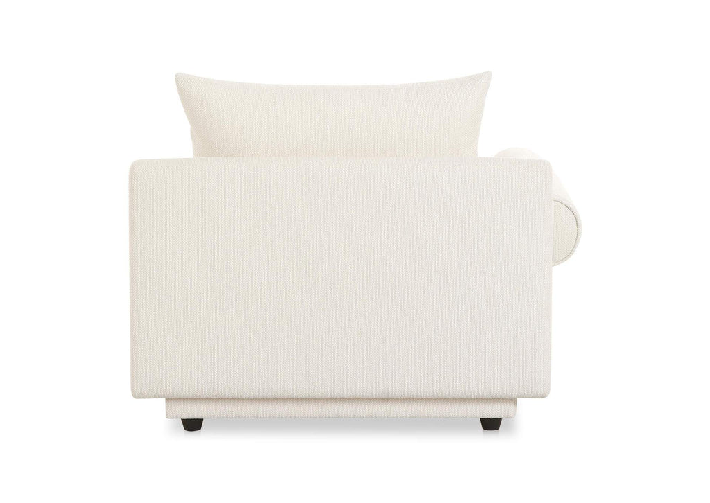 OA-1008-18 Rosello Left Arm Facing Chair White
