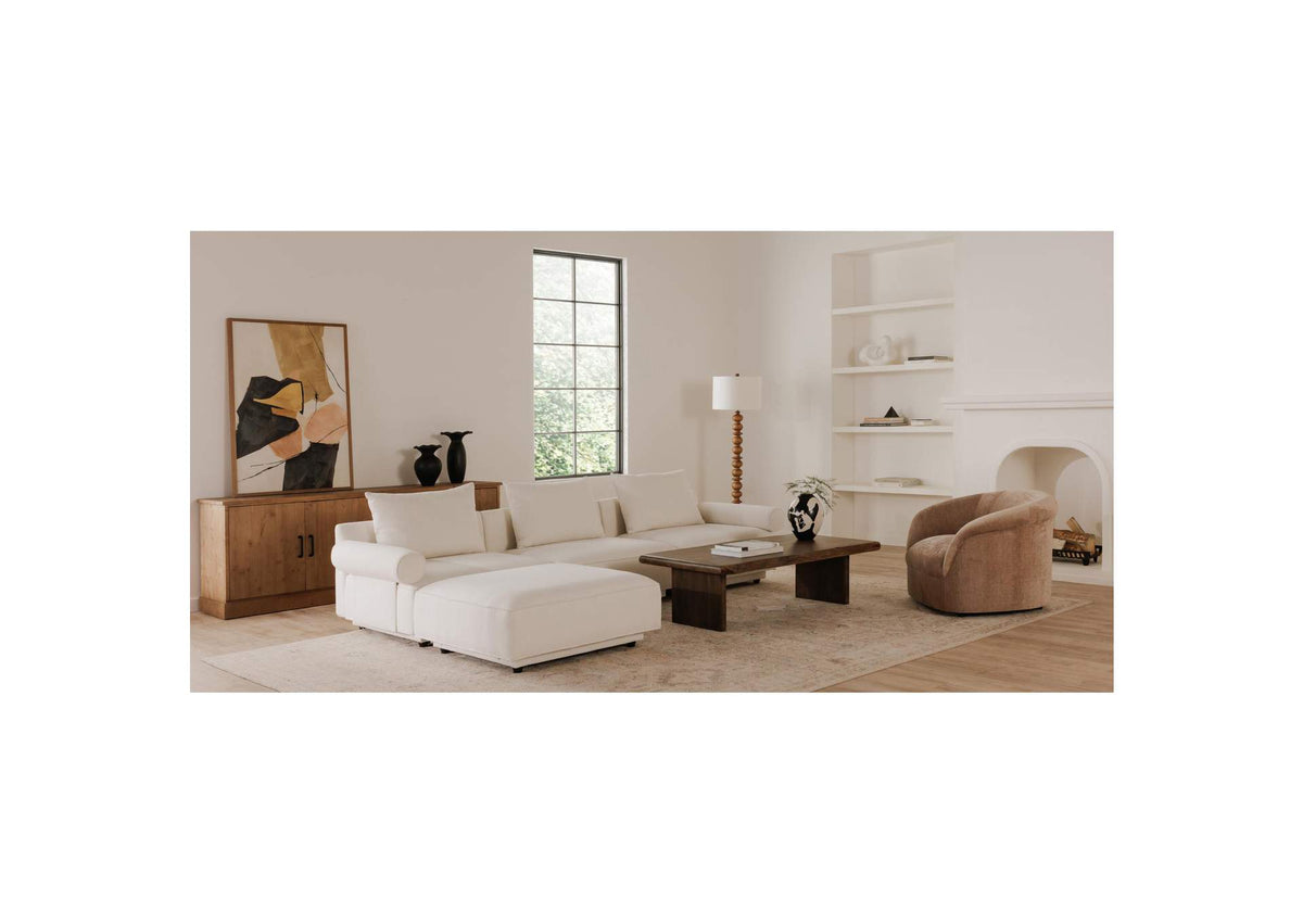 OA-1008-18 Rosello Left Arm Facing Chair White