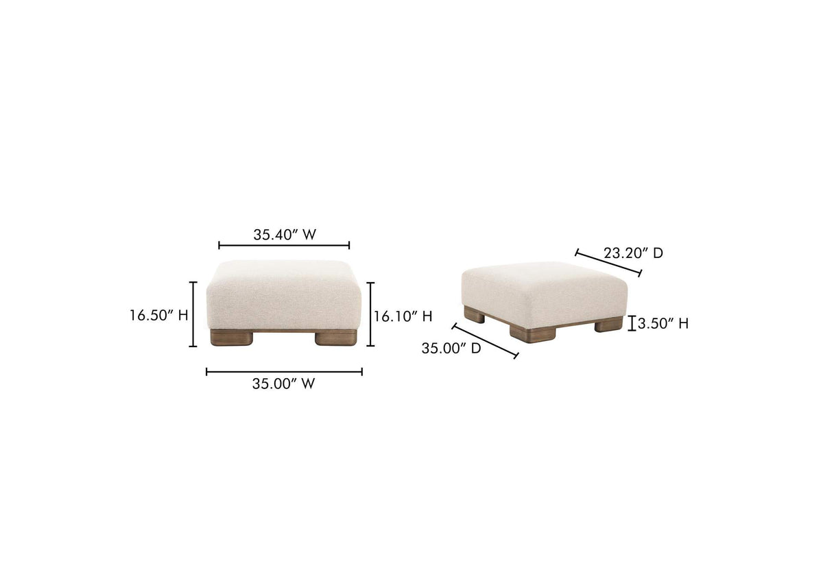OA-1033-34 June Ottoman Oatmeal
