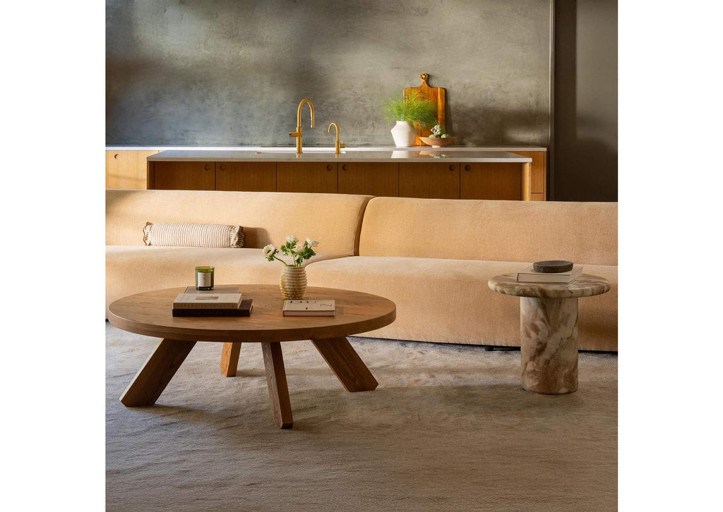 OA-1092-09 Naomi Concave Sofa Golden Yellow