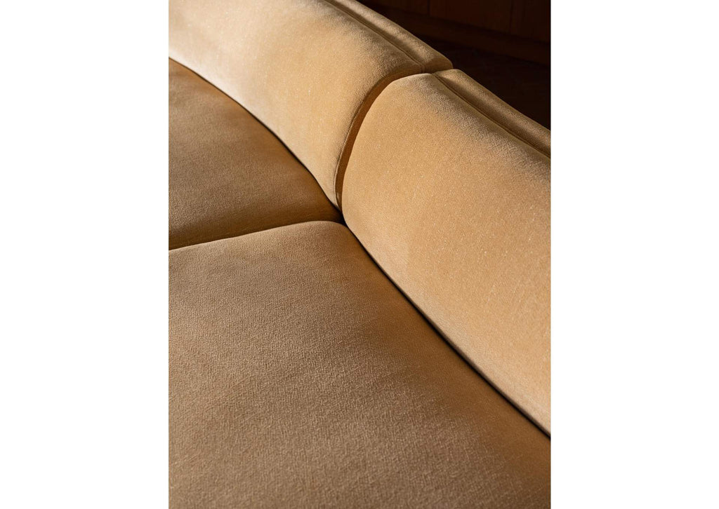OA-1092-09 Naomi Concave Sofa Golden Yellow