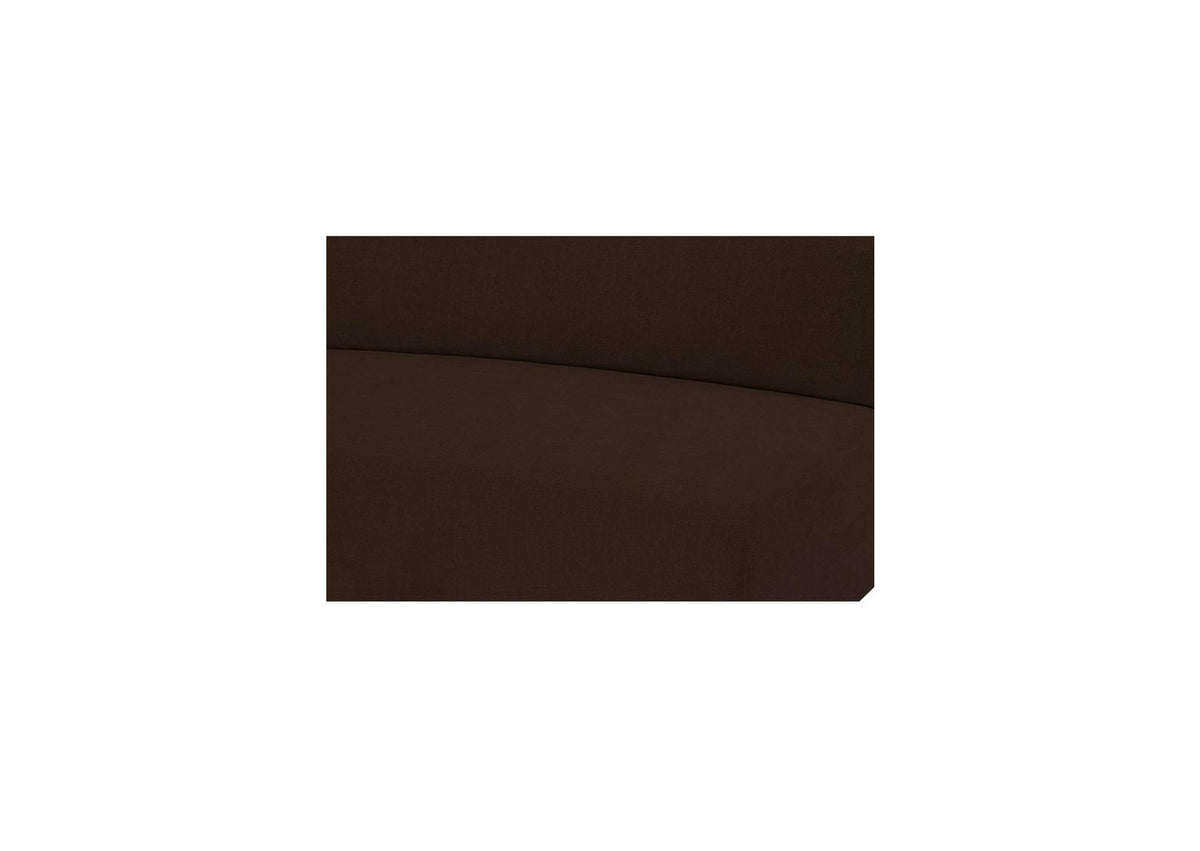 OA-1095-20 Naomi 2 Piece Concave Modular Sectional Dark Brown