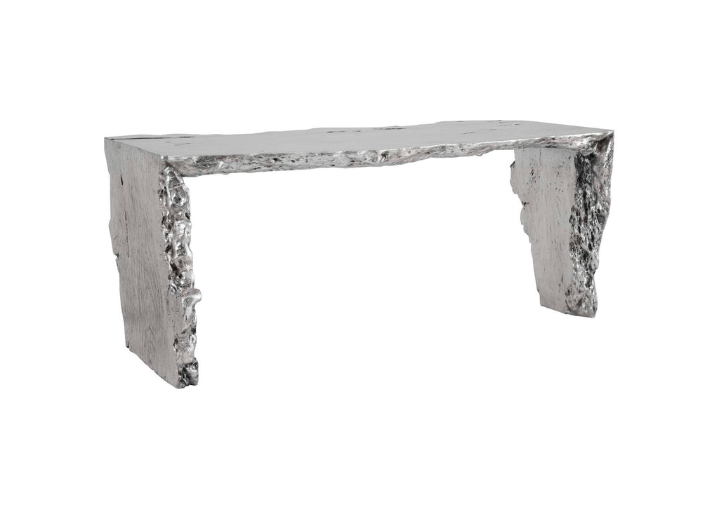 PH104338 Waterfall Desk - Silver Leaf