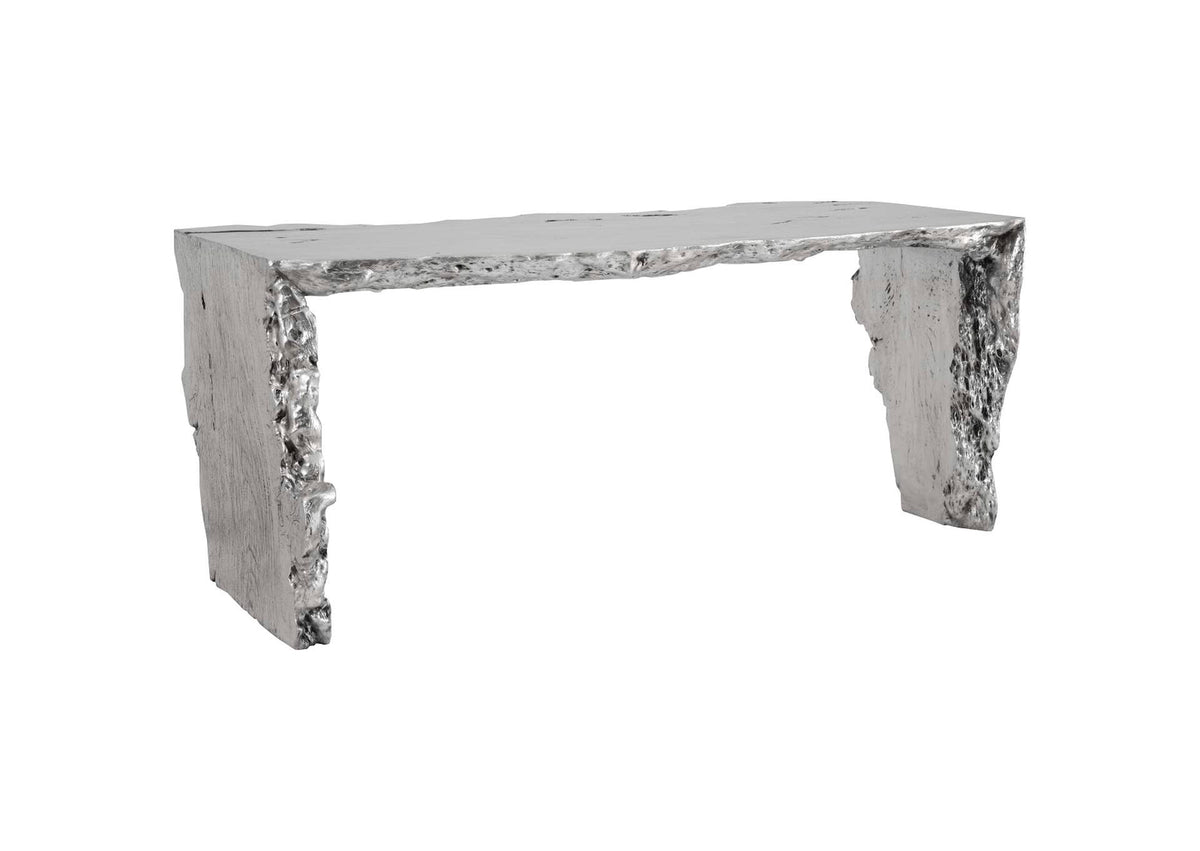 PH104338 Waterfall Desk - Silver Leaf