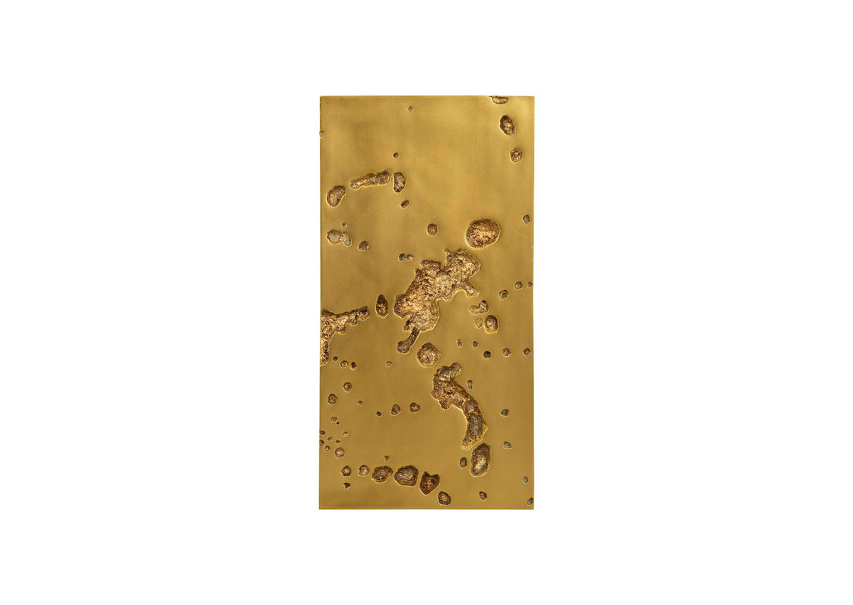PH107321 Splotch Wall Art - Rectangle - Gold Leaf