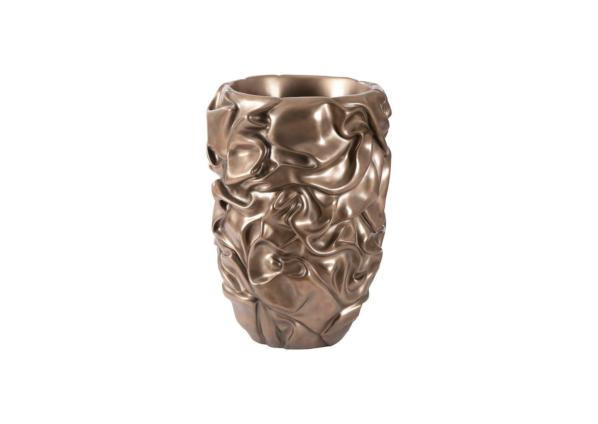 PH108837 Drape Planter - Polished Bronze