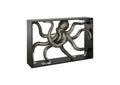 PH112033 Octo Framed Console Table - Wood Frame - Silver Leaf