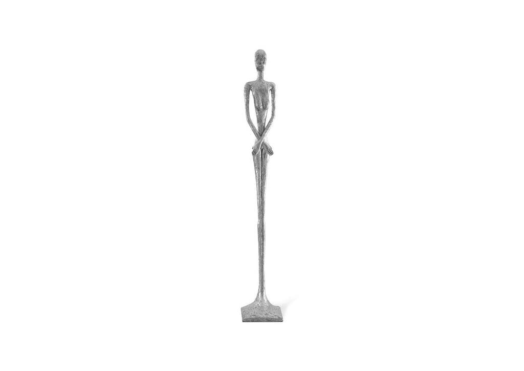 PH56285 Lottie Sculpture - Resin - Silver Leaf