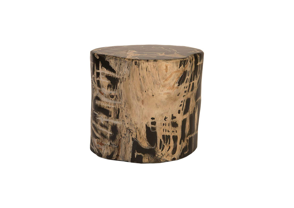 PH82367 Cast Petrified Wood Stool - Resin
