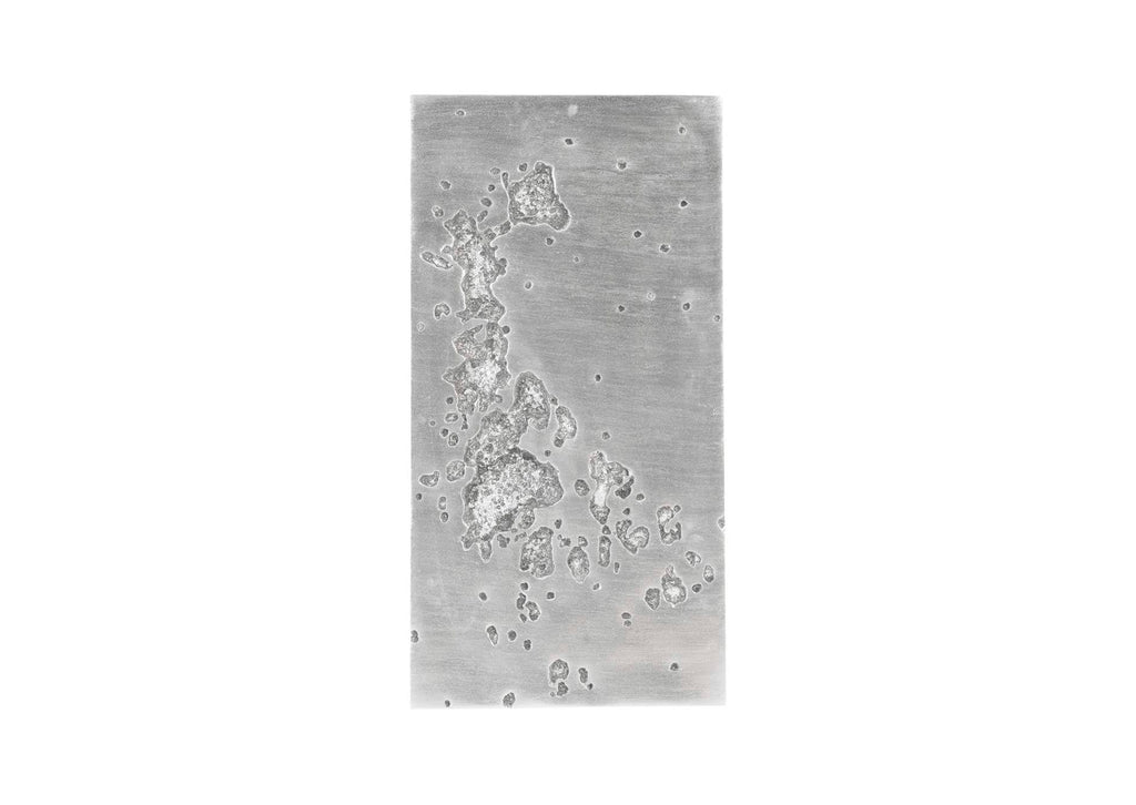 PH94492 Splotch Wall Art - Rectangle - Silver Leaf
