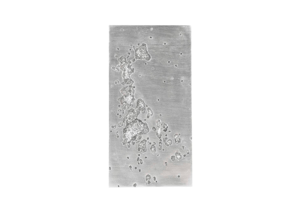 PH94492 Splotch Wall Art - Rectangle - Silver Leaf
