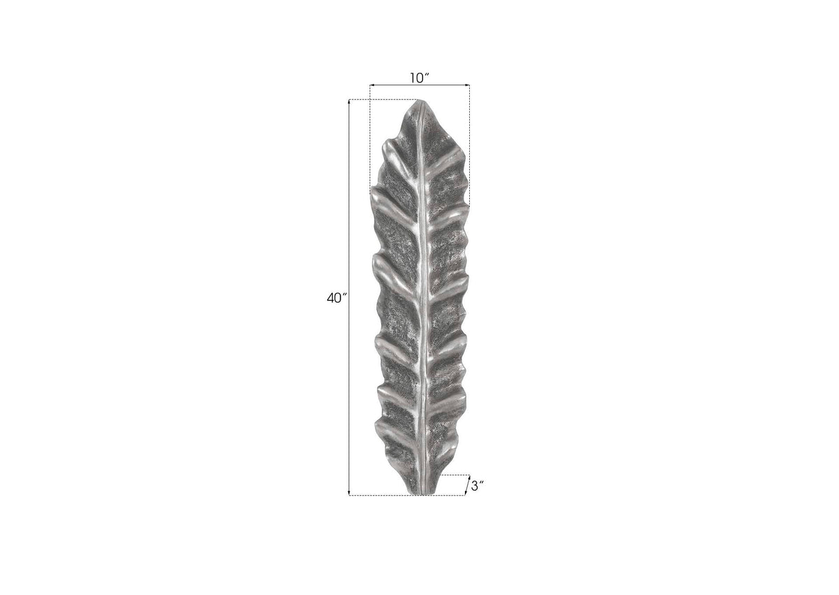 PH94498 Petiole Wall Leaf, Silver, Medium , Version A