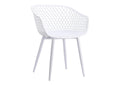 QX-1001-18 Piazza Outdoor Chair White - Set Of Two