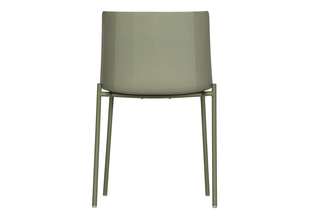 QX-1010-16 Silla Outdoor Dining Chair Sage Green - Set Of Two
