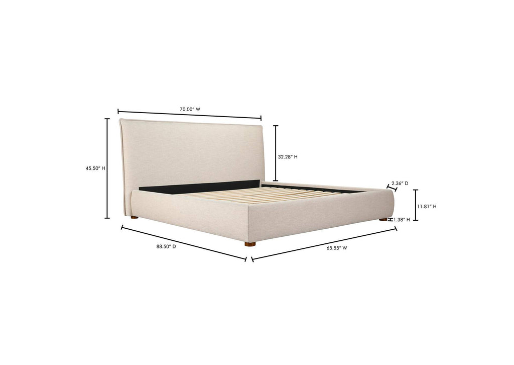 RN-1129-34-0 Luzon Queen Bed Wheat