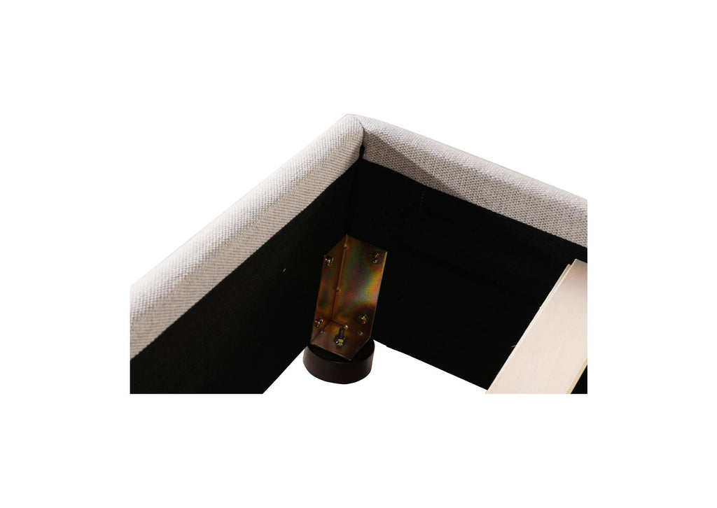 RN-1130-40-0 Luzon King Bed Light Grey