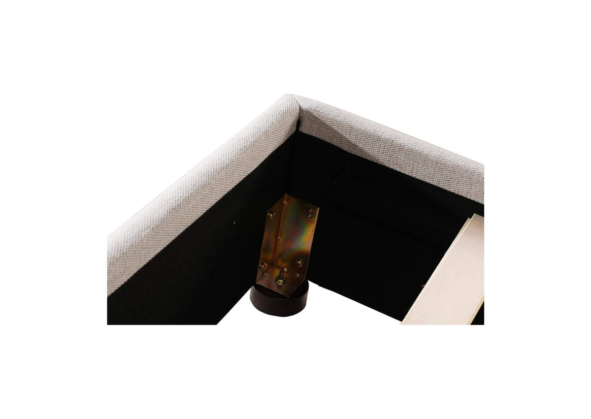 RN-1130-40-0 Luzon King Bed Light Grey
