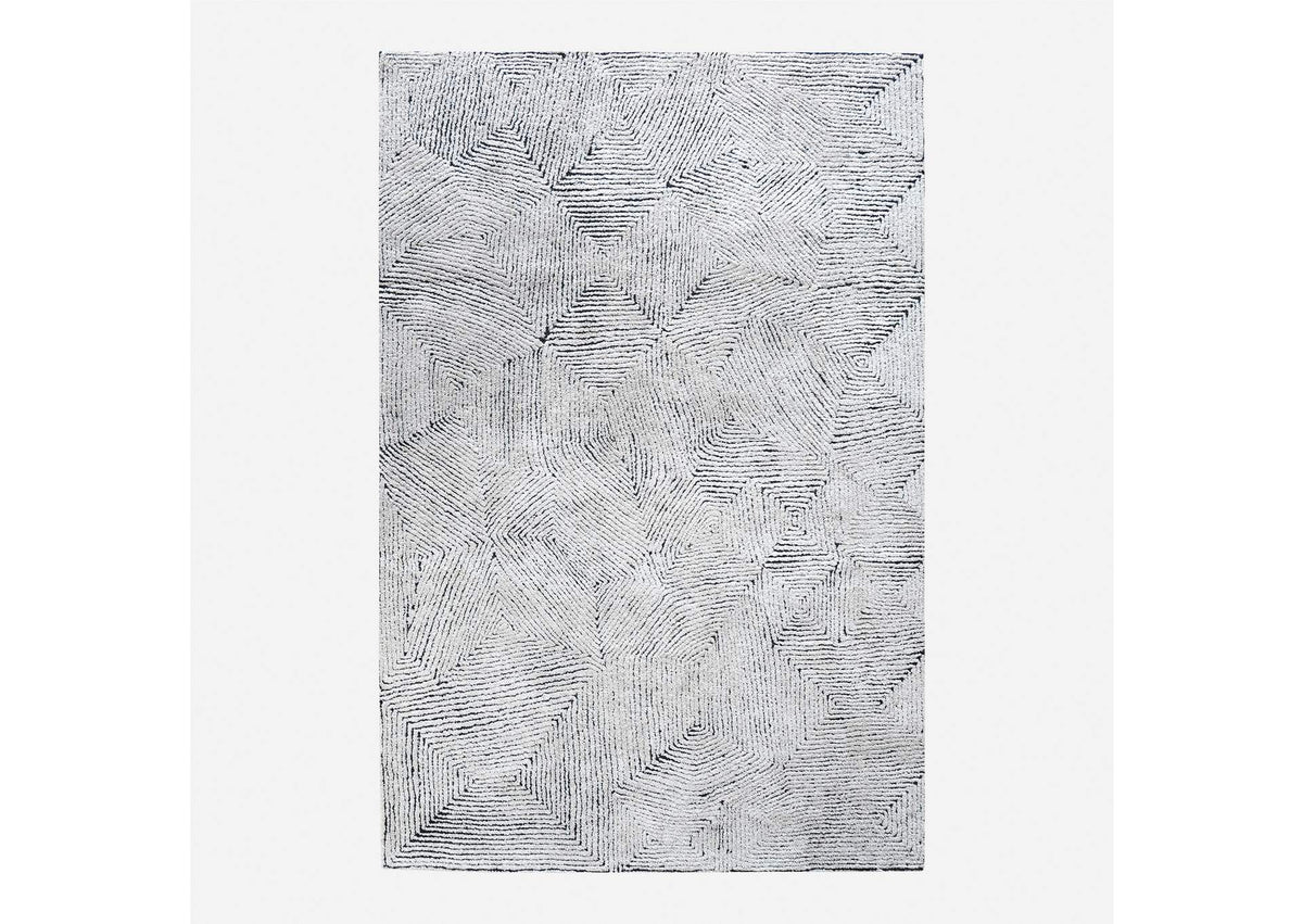 73067-9 Uttermost Maze Blue 12 Rug