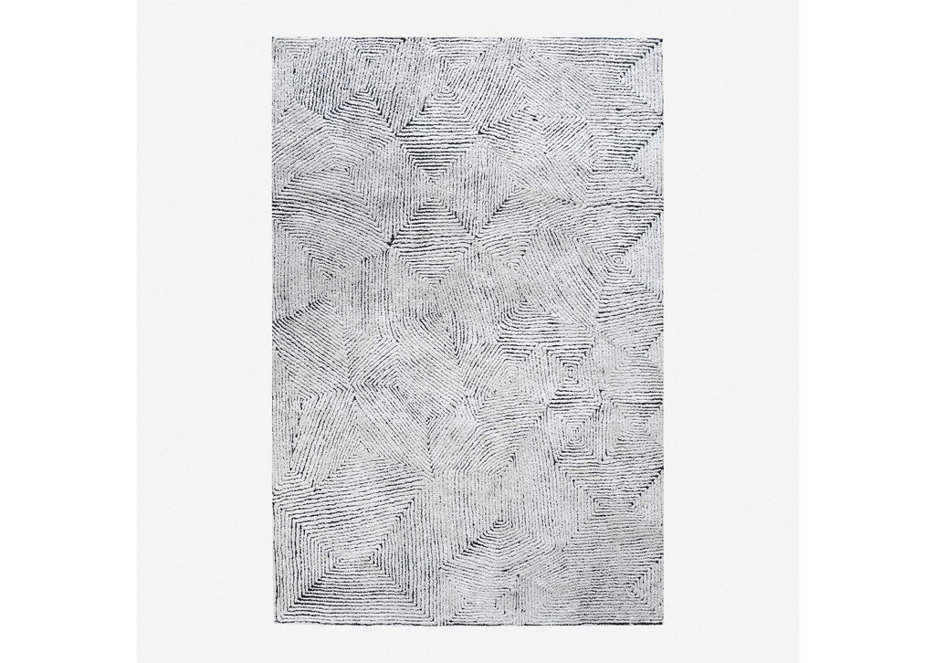 73067-9 Uttermost Maze Blue 12 Rug