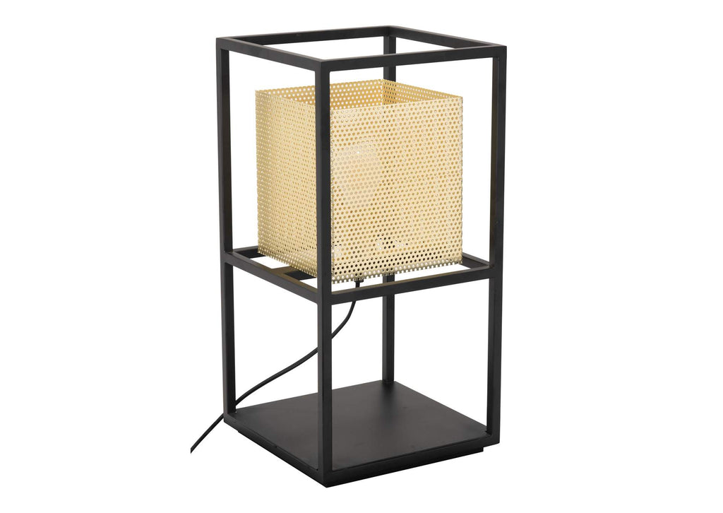 56129 Yves Table Lamp Gold & Black