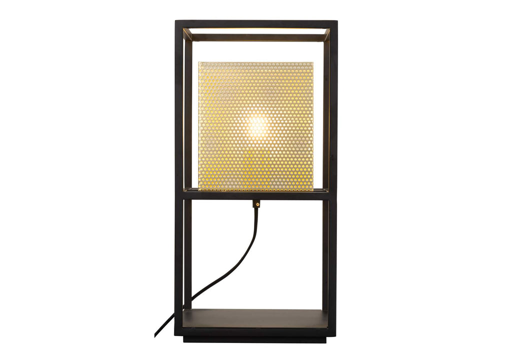 56129 Yves Table Lamp Gold & Black