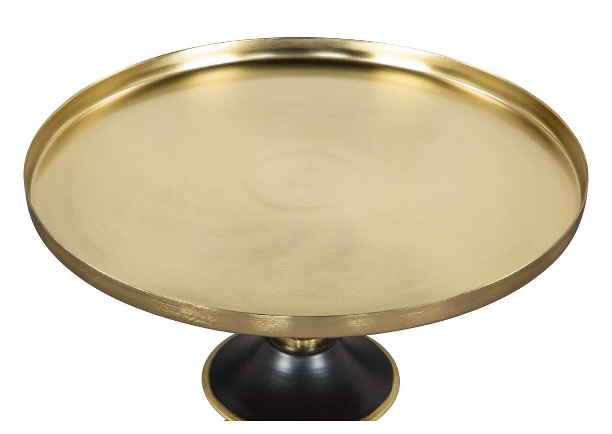 109564 Donahue Side Table Gold & Black