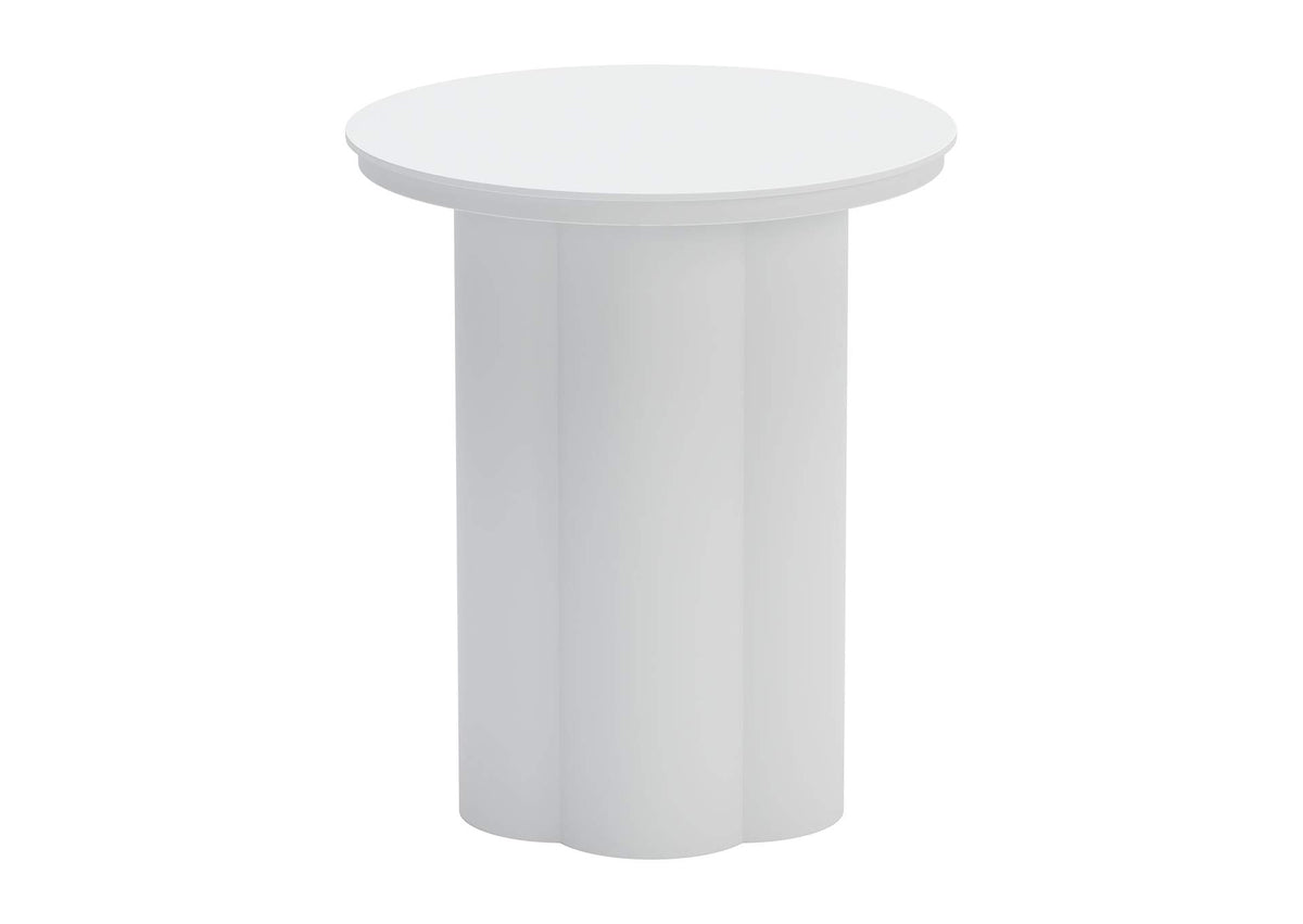 704021 Kogur Outdoor Side Table White