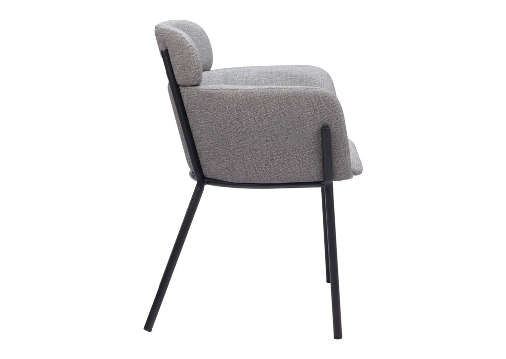 110171 Bremor Dining Chair (Set Of 2) Slate Gray