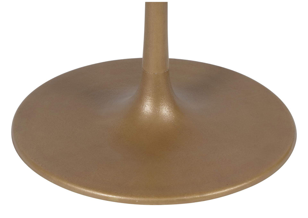 109095 Taj Dining Table Black & Gold