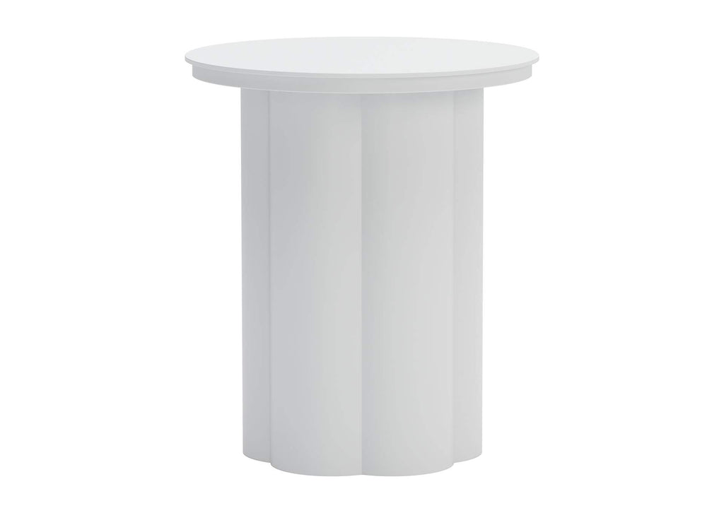 704021 Kogur Outdoor Side Table White