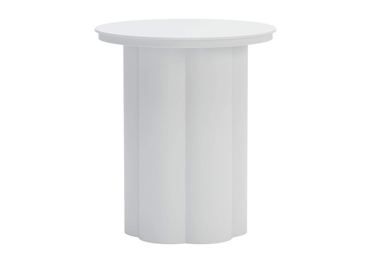 704021 Kogur Outdoor Side Table White