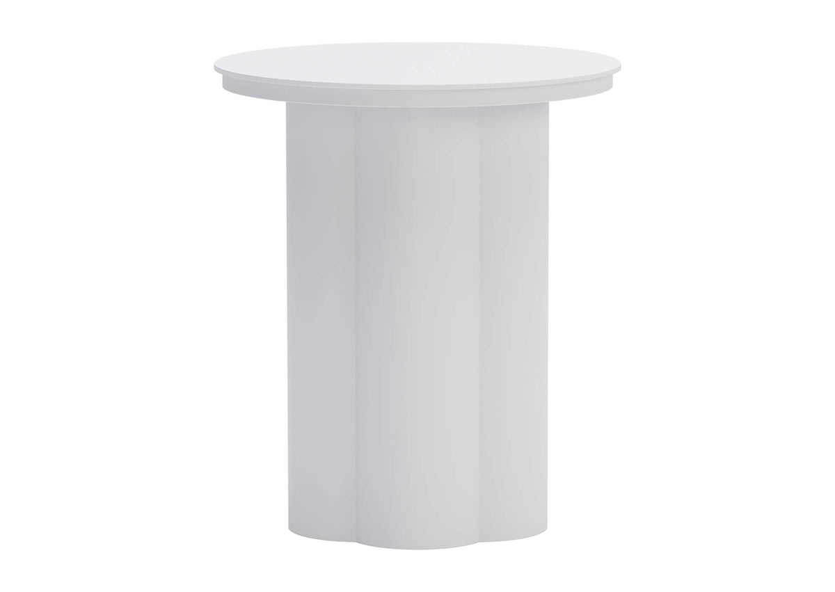 704021 Kogur Outdoor Side Table White