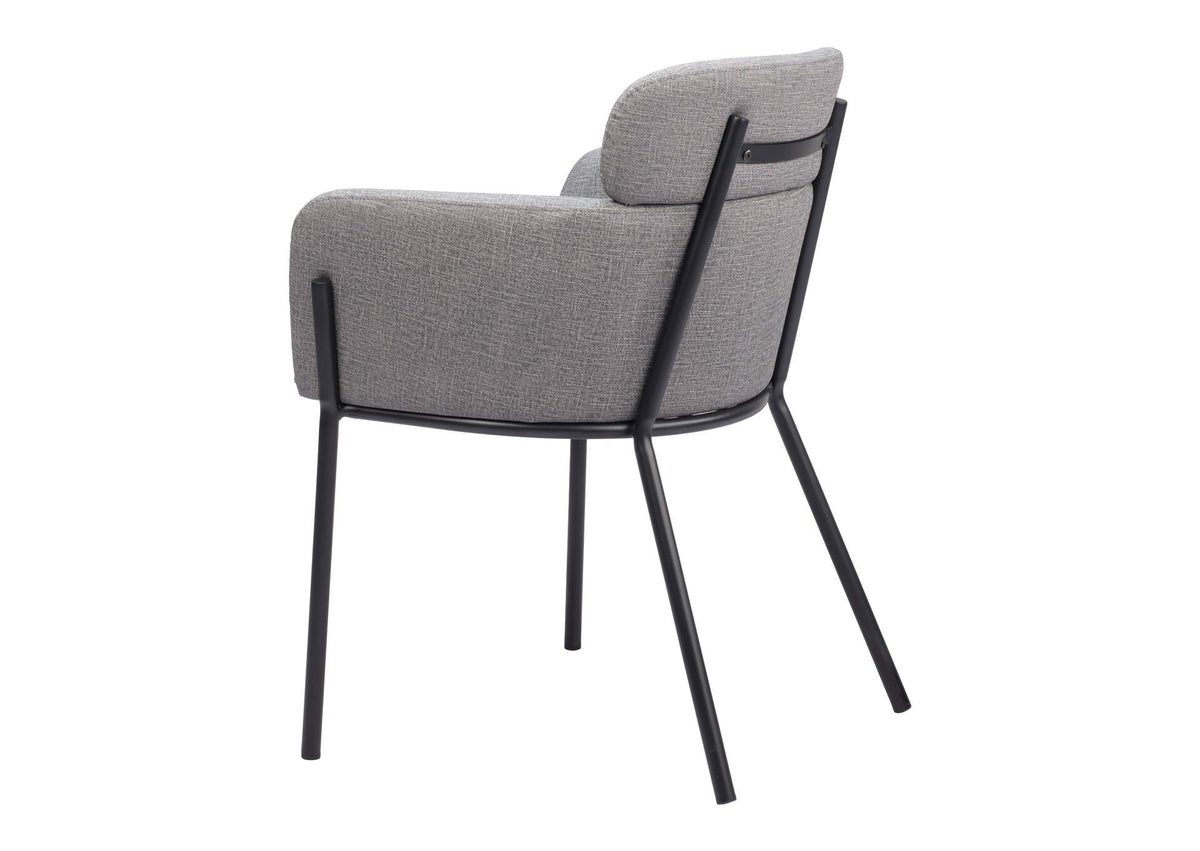 110171 Bremor Dining Chair (Set Of 2) Slate Gray