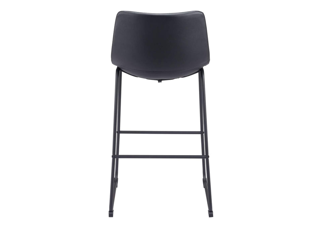 109650 Smart Barstool (Set Of 2) Black