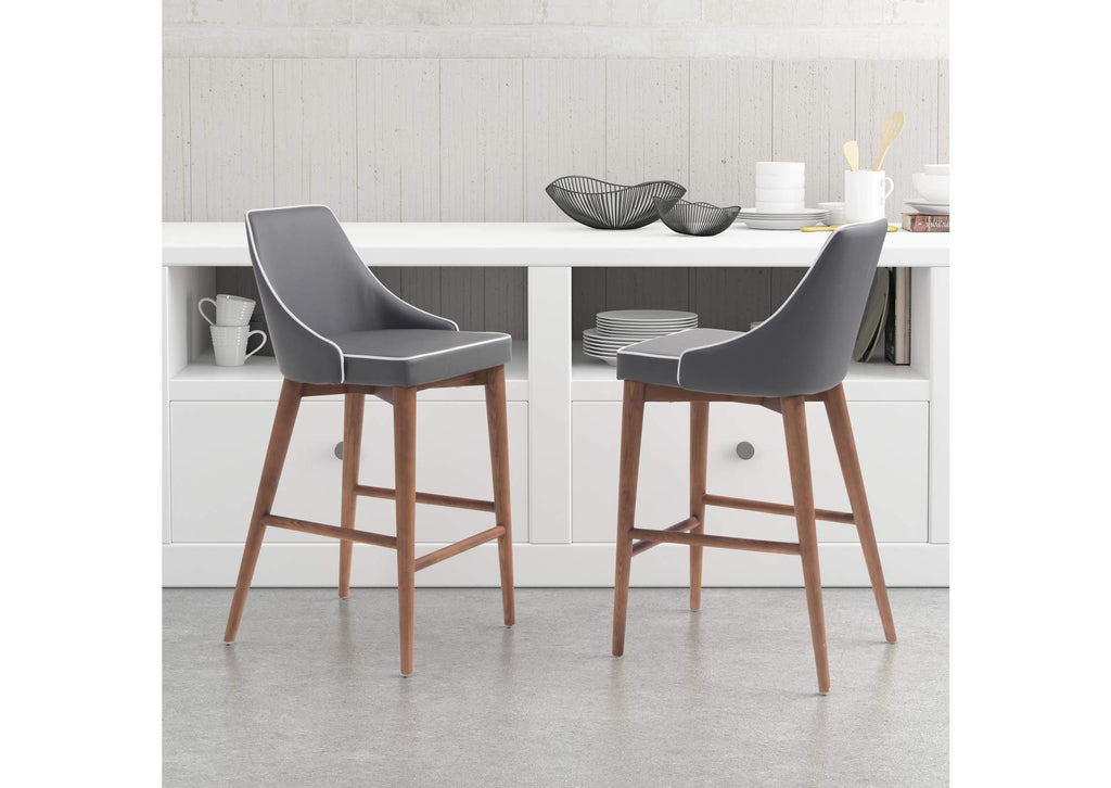 100280 Moor Counter Stool Dark Gray