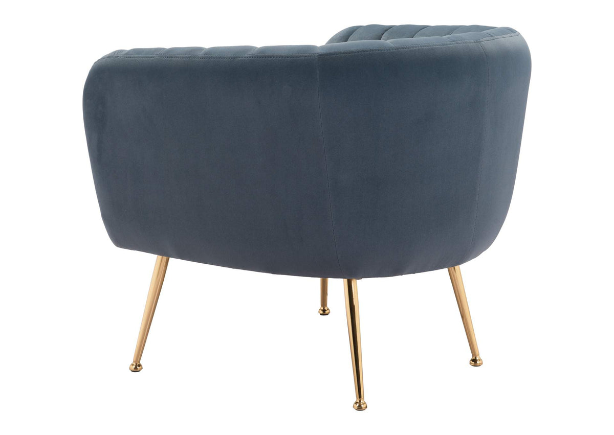 101852 Deco Accent Chair Gray
