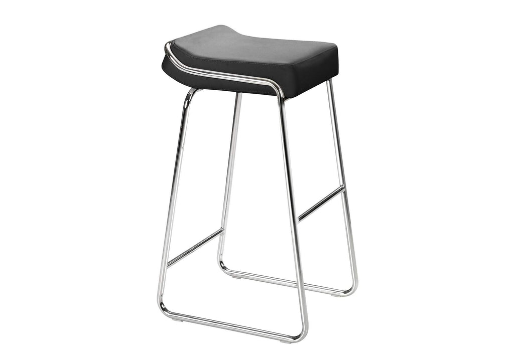 300041 Wedge Barstool (Set Of 2) Black