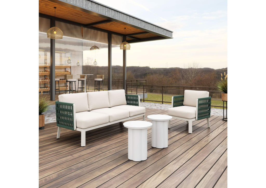 704045 Bridgehampton Outdoor Sofa White