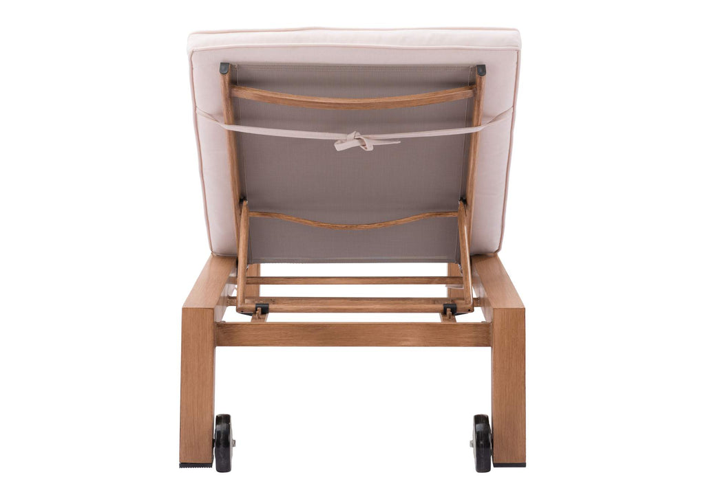 703980 Cozumel Outdoor Lounge Chair Beige & Natural